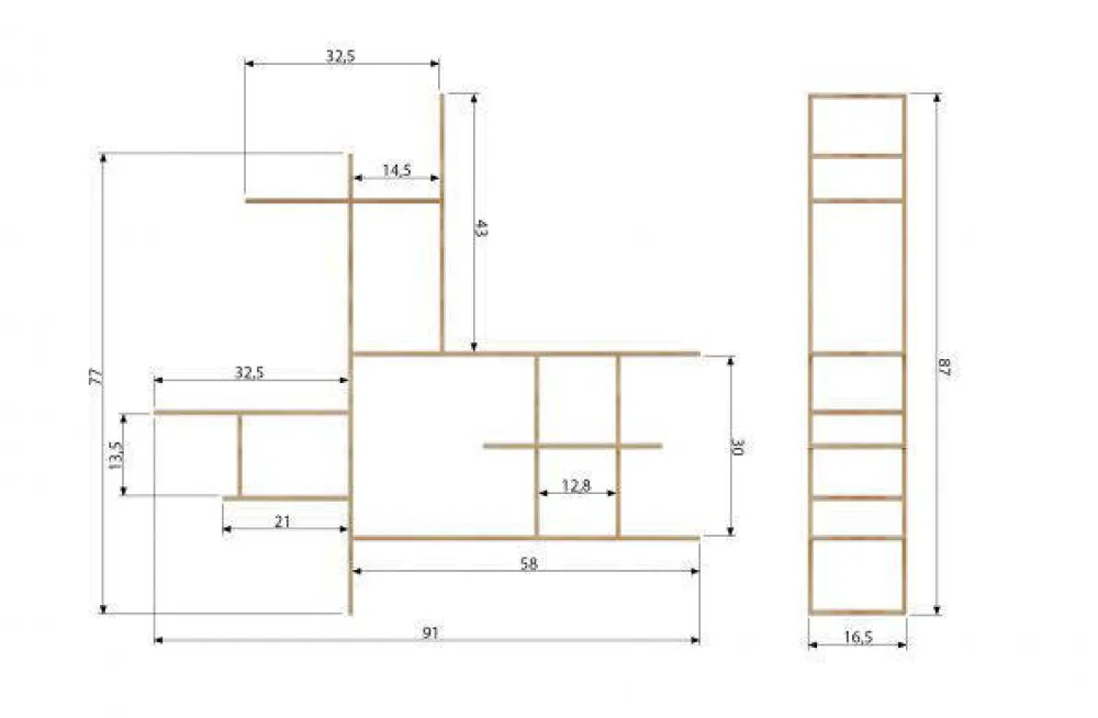 Clearance Woood Opbergkast Zach