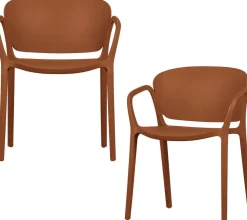 Woood Tuinstoel Bent - Set Van 4