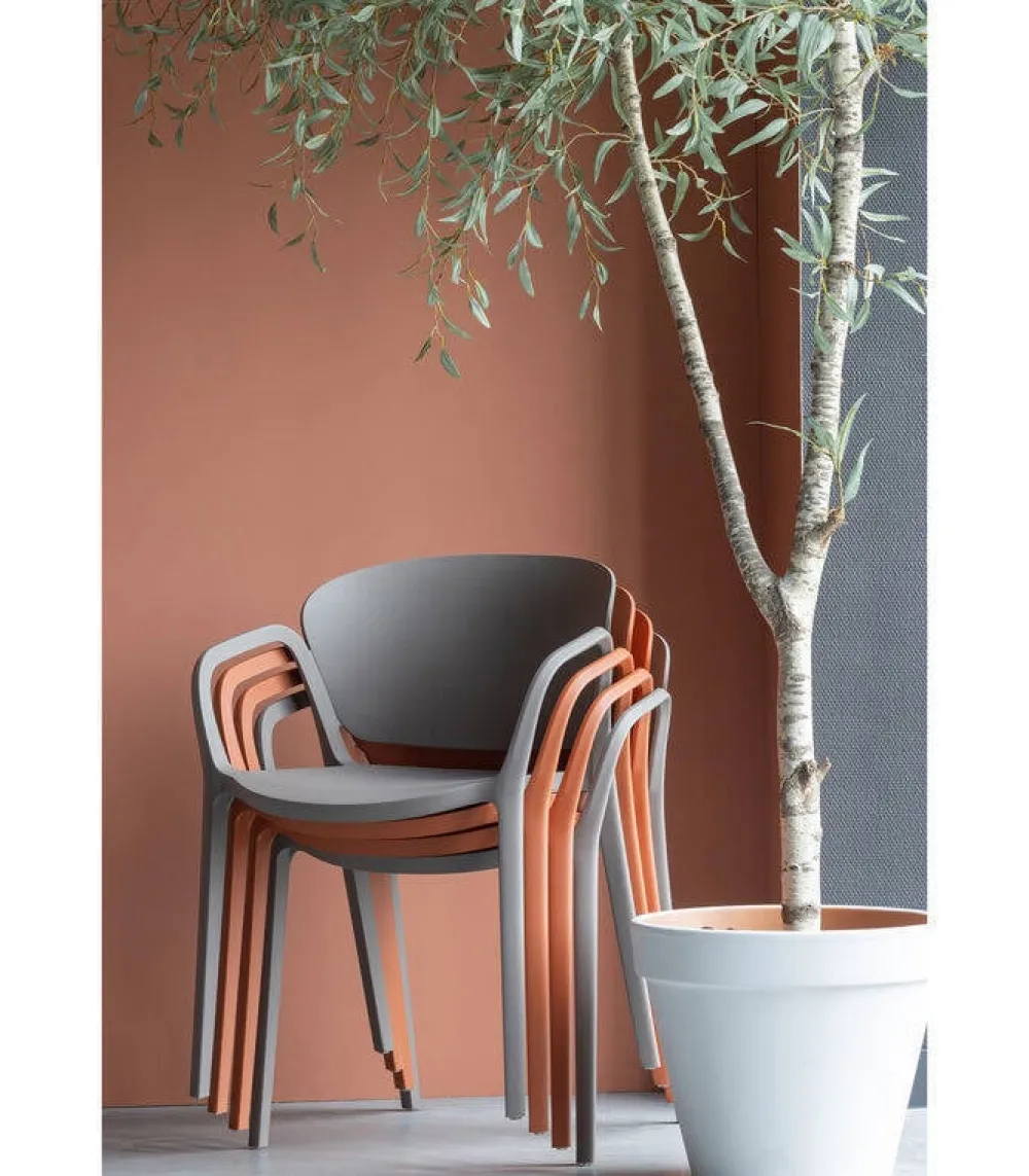 Woood Tuinstoel Bent - Set Van 4