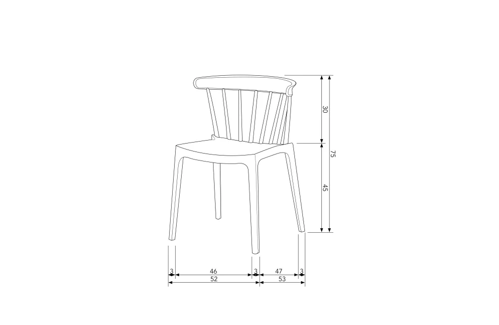Woood Tuinstoel Bliss (Set Van 2)