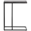 Woood Febe Bijzettafel U Vorm - Metaal - Zwart - 55X45X35