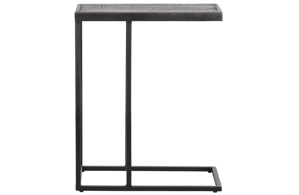 Woood Febe Bijzettafel U Vorm - Metaal - Zwart - 55X45X35