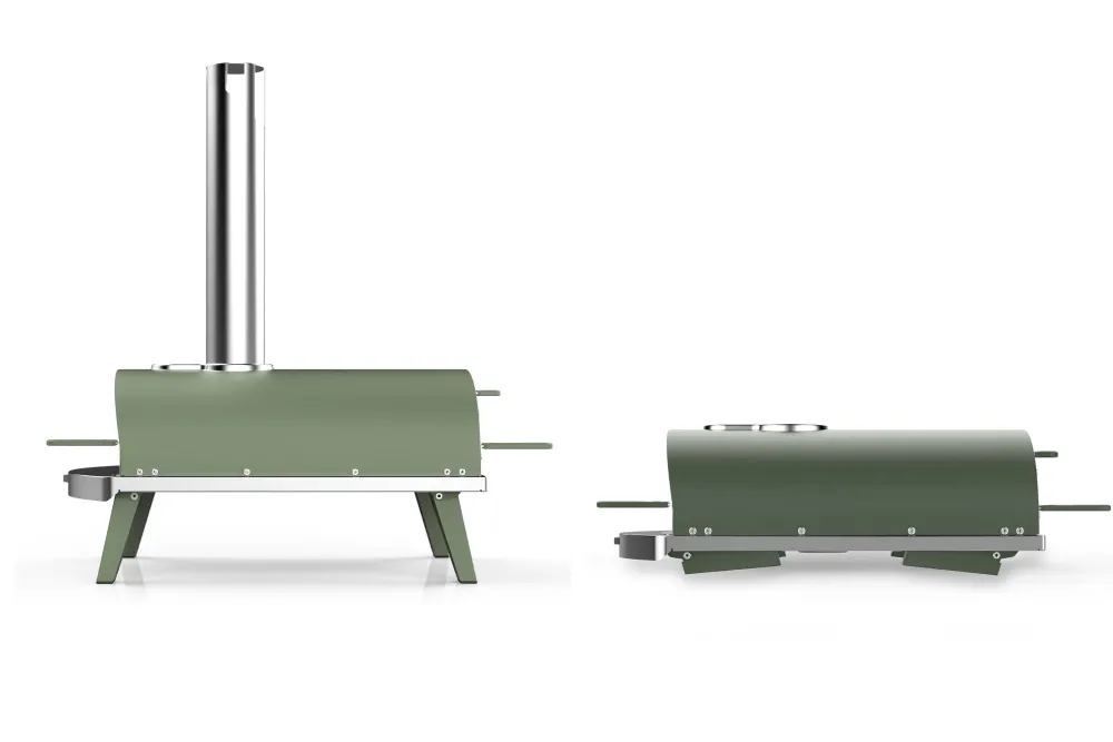 ZiiPa Pizza Oven (Briketten, Hout Of Pellets)