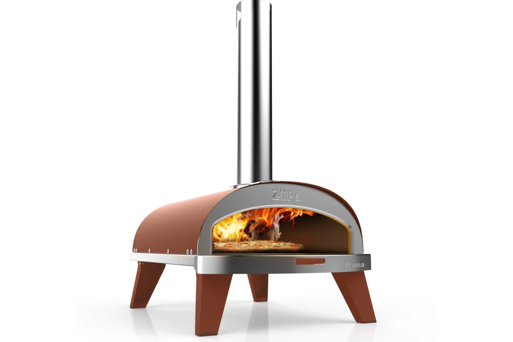 ZiiPa Pizza Oven (Briketten, Hout Of Pellets Gestookt)