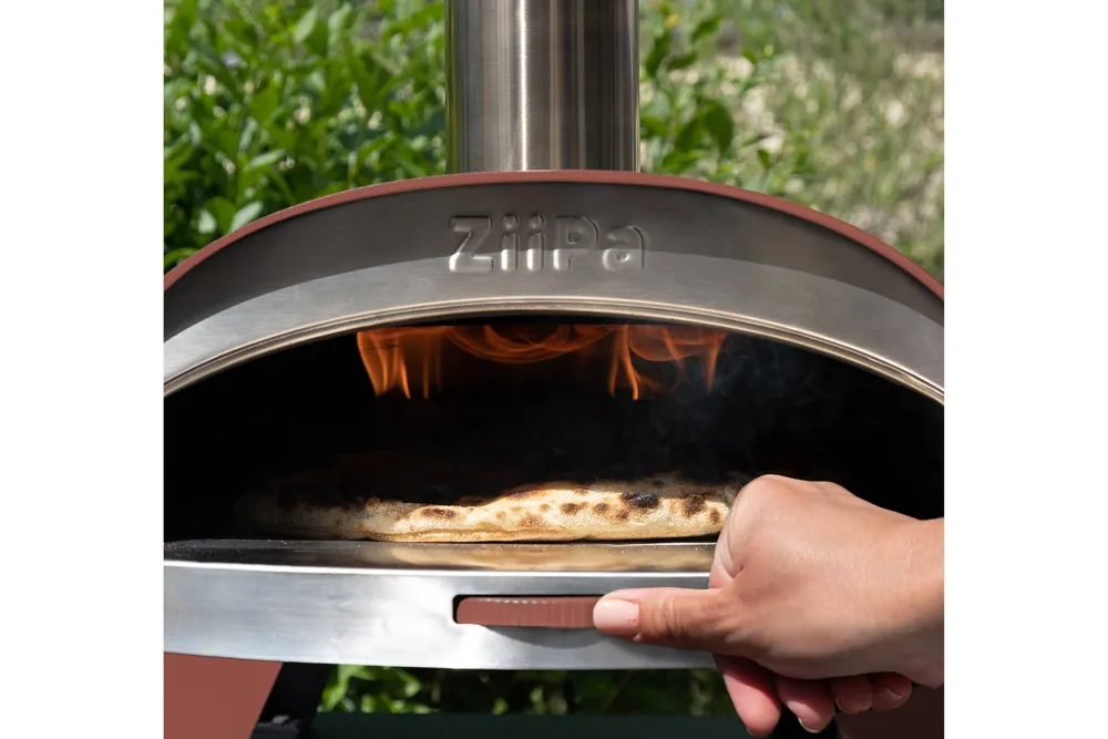 ZiiPa Pizza Oven (Briketten, Hout Of Pellets Gestookt)