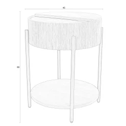 New Zuiver Bijzettafel Slides