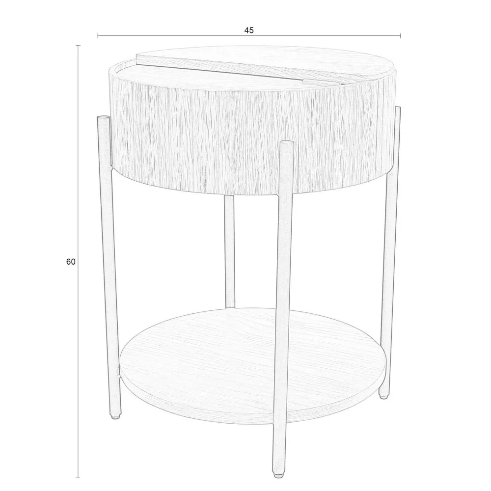 New Zuiver Bijzettafel Slides