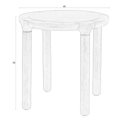 Discount Zuiver Bijzettafel Storm