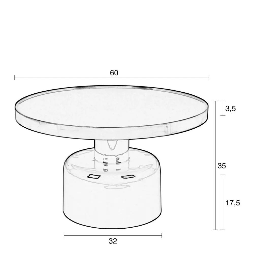 Zuiver Salontafel Glam