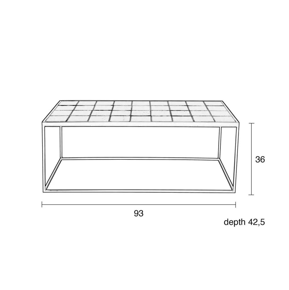 Online Zuiver Salontafel Glazed