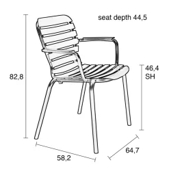 Zuiver Tuinstoel Vondel (Set Van 2)